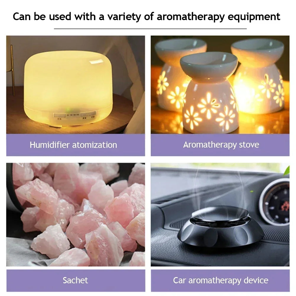 10ML Air Freshener Natural Plant Aromatherapy Essential Oil Air Conditioning Perfume Refill Aroma Diffuser Fragrance Humidifier