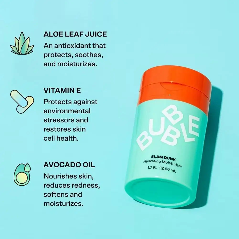 Bubble Skin Niacinamide Oil-Control Moisturizer Lightweight Smooth Nourishing Face for Normal Dry Skin Bubble Skin Moisturizer