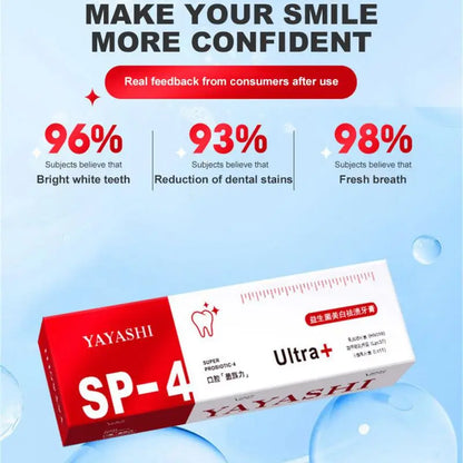 120g SP-4 Probiotic Whitening Toothpaste Brightening & Stain Removing SP4 Fresh Breath Enzyme Toothpaste Whitening Teeth