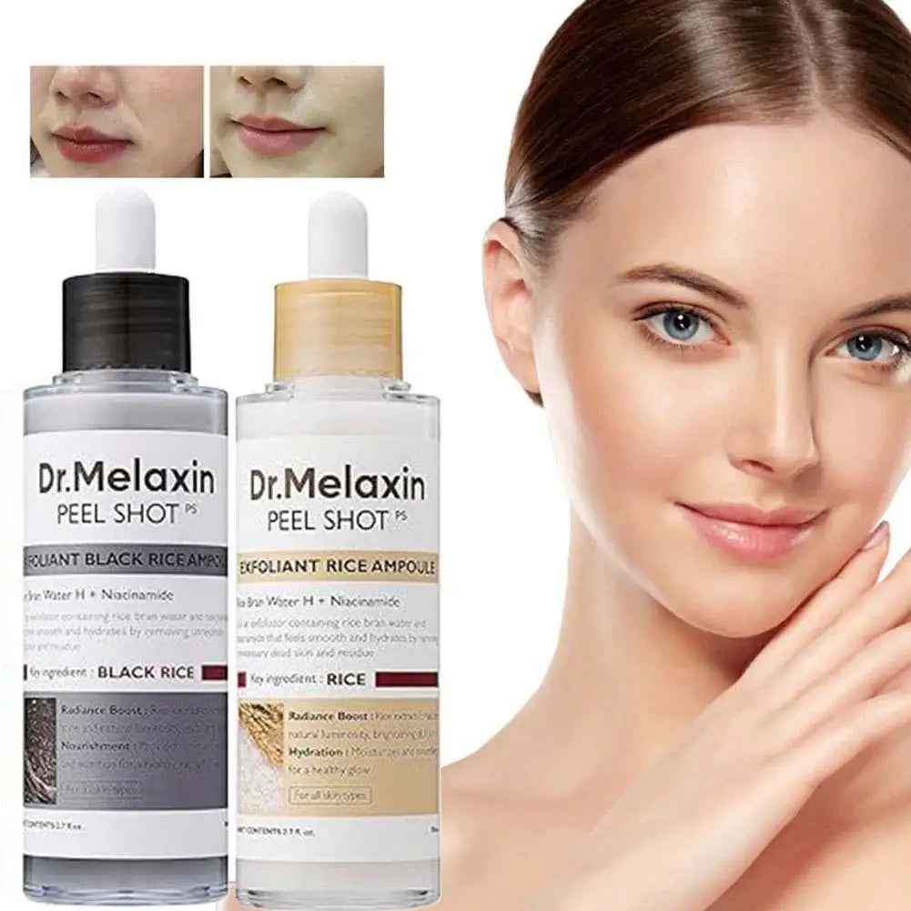 Exfoliating Toner, Natural Rice Extract, Gentle Hydration, Black Rice Ampoule 80ml Deep Skincare Solution