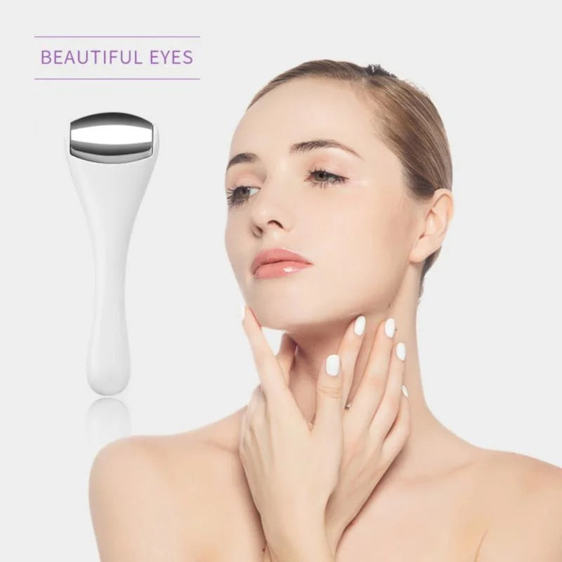 Alloy Head Small Ball Eye Cream Face Cream Importer Massage Mini Ice Roller Skin Beauty Massage Roller Introducer Facial Care To