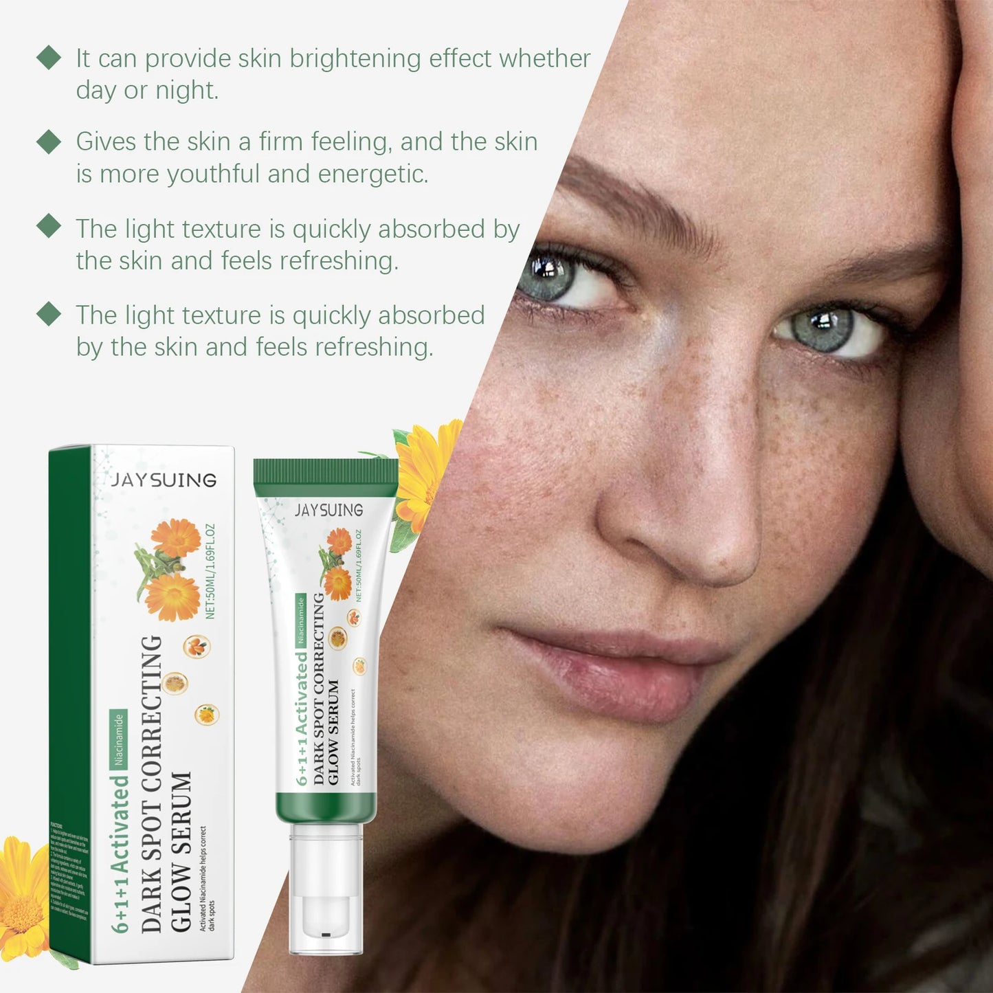 Skin Brightening Essence Eliminate Dullness Even Tone Reduce Fine Lines Moisturize Increase Skin Elasticity Nicotinamide Essence