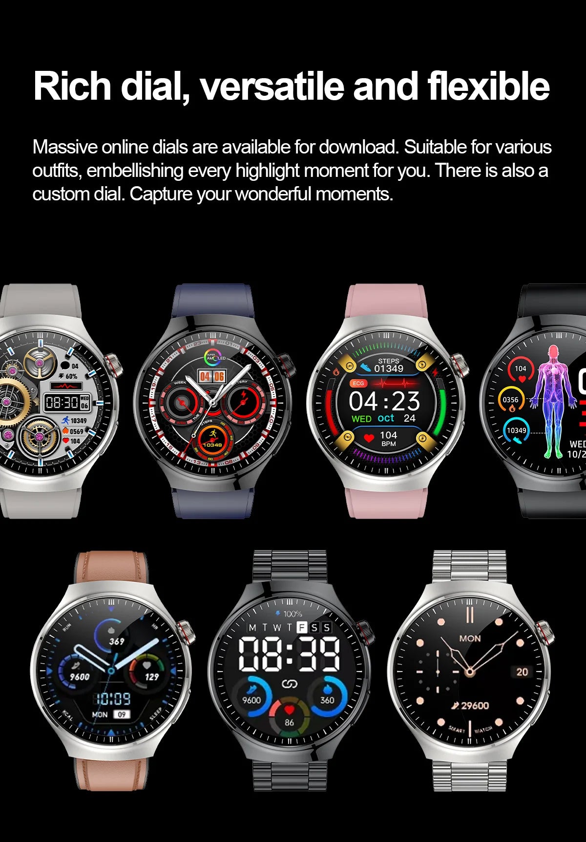 2025 New For Huawei Health Micro examination SmartWatch ECG+PPG Uric acid Blood lipid Bluetooth call Organ monitoring smartwatch