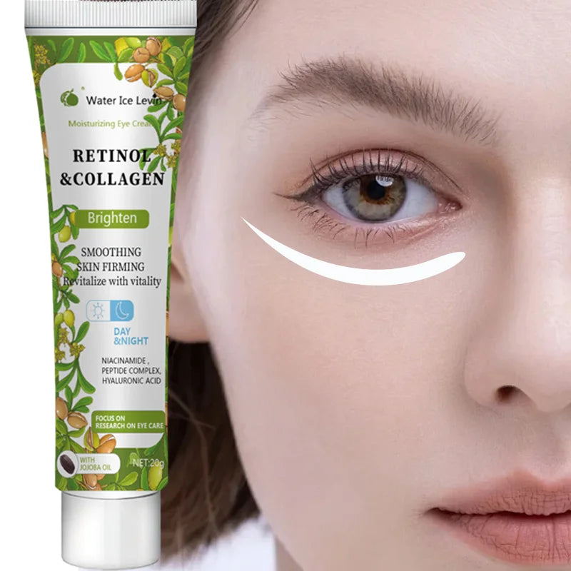 Peptide Complex Eye Cream with Retinol & Collagen - Deep Hydration, Smoothing & Firming, Winter Recovery Care, All Skin Types