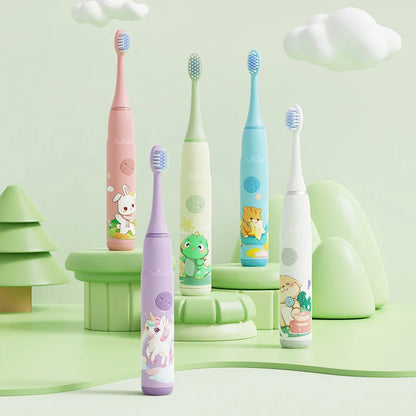 Sonic Toothbrush Electric for Kids Tooth Brush Children Waterproof Teeth Cleaning Whitening Soft Bristle Toothbrush J259