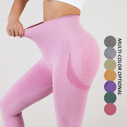 Women's Yoga Leggings High Waist Gym Fitness Sports Trousers Running Workout Leggings Hip Lifting Pants Women Exercise Clothing