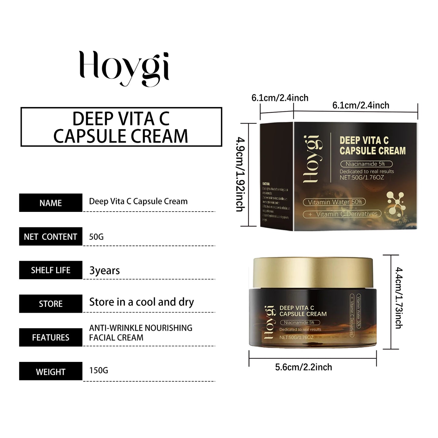 Niacinamide Face Cream Fade Dark Spot Lightening Melasma Even Skin Tone Shrink Pore Brightening Moisturizing Skin Care Cream