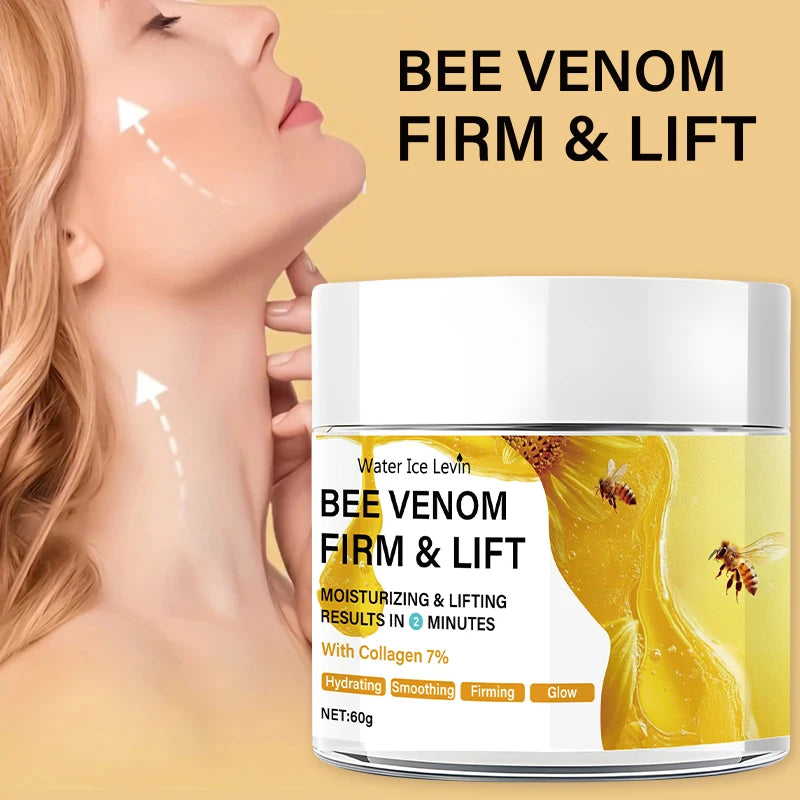 Bee Vemon Instant Facial Lifting Cream - 60g |   Firming and Rejuvenating Skin, Smoothing Fine Lines and Wrinkles |   All Skin Types