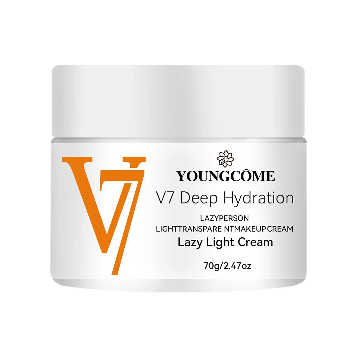 Face Cream V7 Deep Hydration Waterlight Instant Whitening Moisturizing Cream Vitamin H Nourish Brighten Skin Tone Fade Blemishes