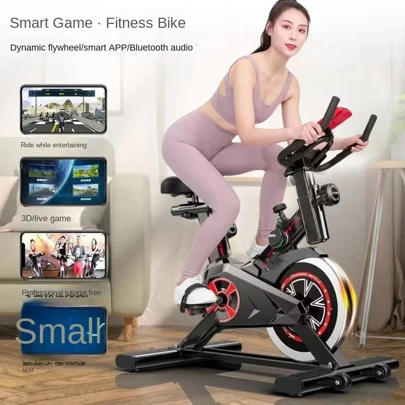 Silent Smart Power Bike for Indoor Exercise - Weight Loss and Fitness Solution for Home Use, Perfect for a Healthy Lifestyle