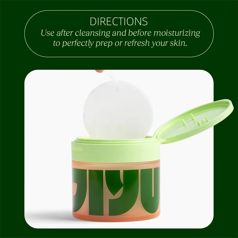 Korean Skincare Cleansing Pads Centella Asiatica Niacinamide Peptides Hydrating Facial Cotton Pads Minimizing Toner Pads