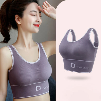 Sexy Women Sports Yoga Bras Push Up Bralette Breathable Seamless Underwear With Pads Fitness Workout Gym Crop Tops Running Vest