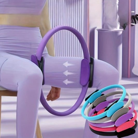[Fitness Ring] Monochrome Fitness Ring | Yoga Pilates Ring for Home Exercise, Resistance Elastic Gym Workout, Body Stretch Ring