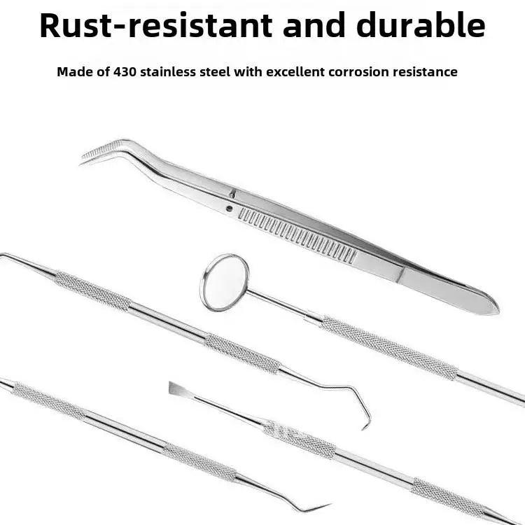 Oral Care Dental Cleaning Kit - Toothpick Stain Remover Teeth Scale Removal Tool Adult Dental Probes Tongue Scraper & More