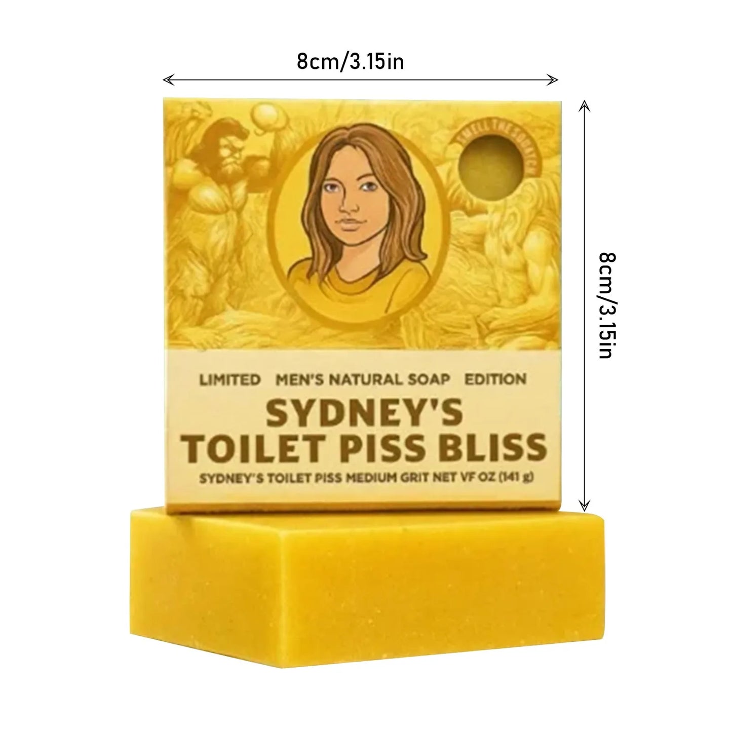 Cold Process Natural Bar Soap with Turmeric & Shea Butter, Gentle Brightening Cleanser for All Skin Types, Vegan & Cruelty-Free