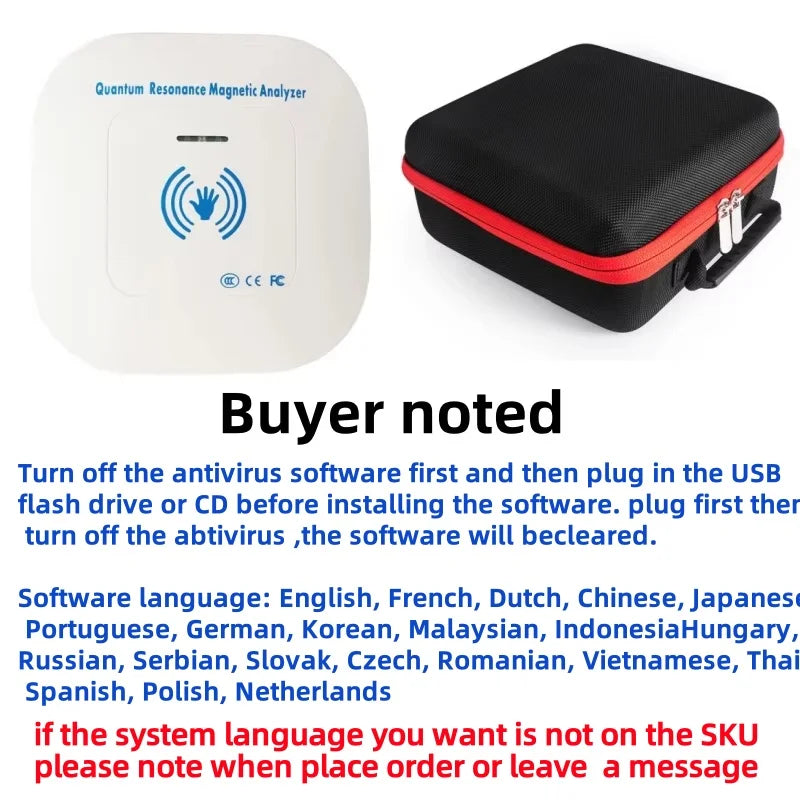 biorressonancia quântica aparelho quantum resonance magnetic analyzer 54 Check Reports set Portable TestHealthy Body Machine