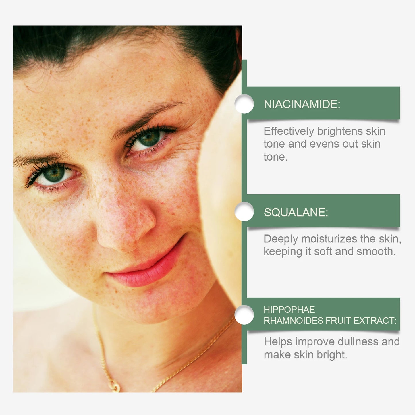 Skin Brightening Essence Eliminate Dullness Even Tone Reduce Fine Lines Moisturize Increase Skin Elasticity Nicotinamide Essence