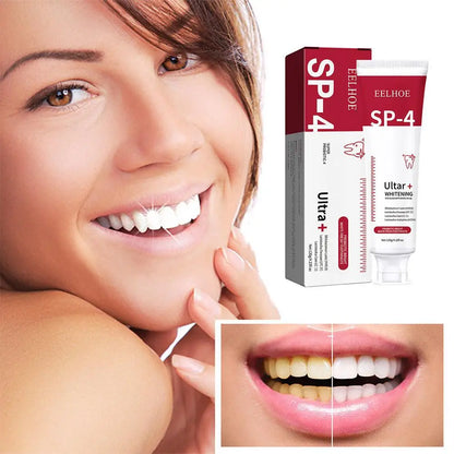 120g SP-4 Probiotic Whitening Shark Toothpaste Teeth Whitening Toothpaste Oral Care Toothpaste Fresh Breath Prevents Plaque