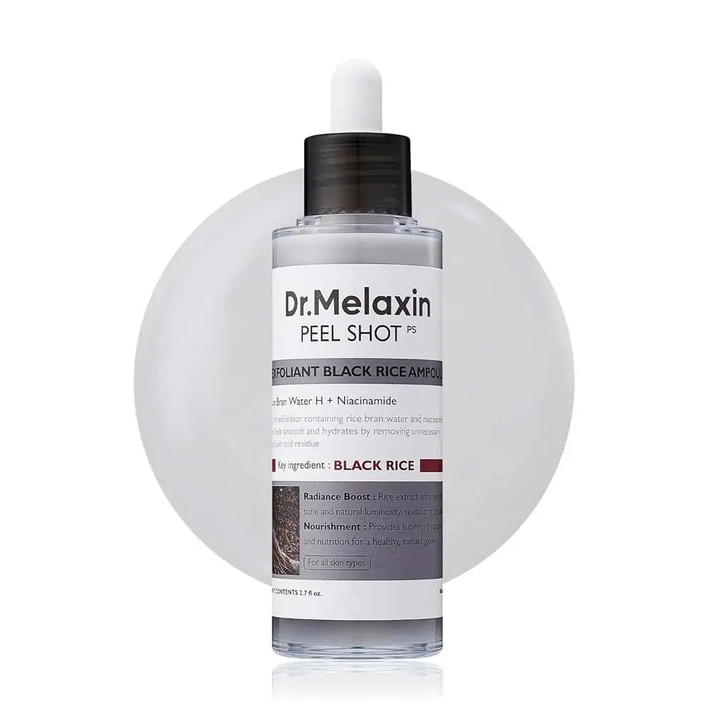 Exfoliating Toner, Natural Rice Extract, Gentle Hydration, Black Rice Ampoule 80ml Deep Skincare Solution