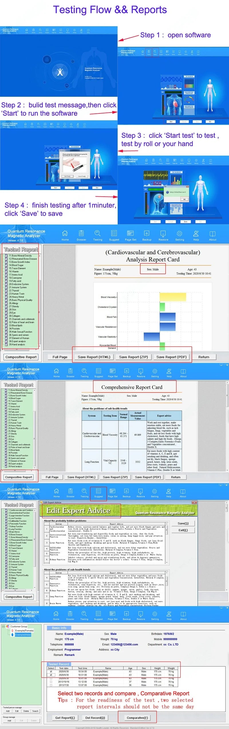 biorressonancia magné Quantum Resonance Magnetic Analyzer Wrist Click Quantum Body Health Analyzer Reports For Sub-health Test