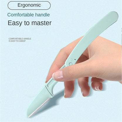 1/3PCS Folding Eyebrow Trimmer Eye Brow Razor Face Body Hair Removal Shaver Eyebrow Blades Scissors Women Profiler Beauty Makeup