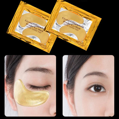 Crystal Collagen Gold Powder Eye Mask Anti-Aging Dark Circles Acne Beauty Patches For Eye Skin Care Korean Cosmetics 30p=15pairs