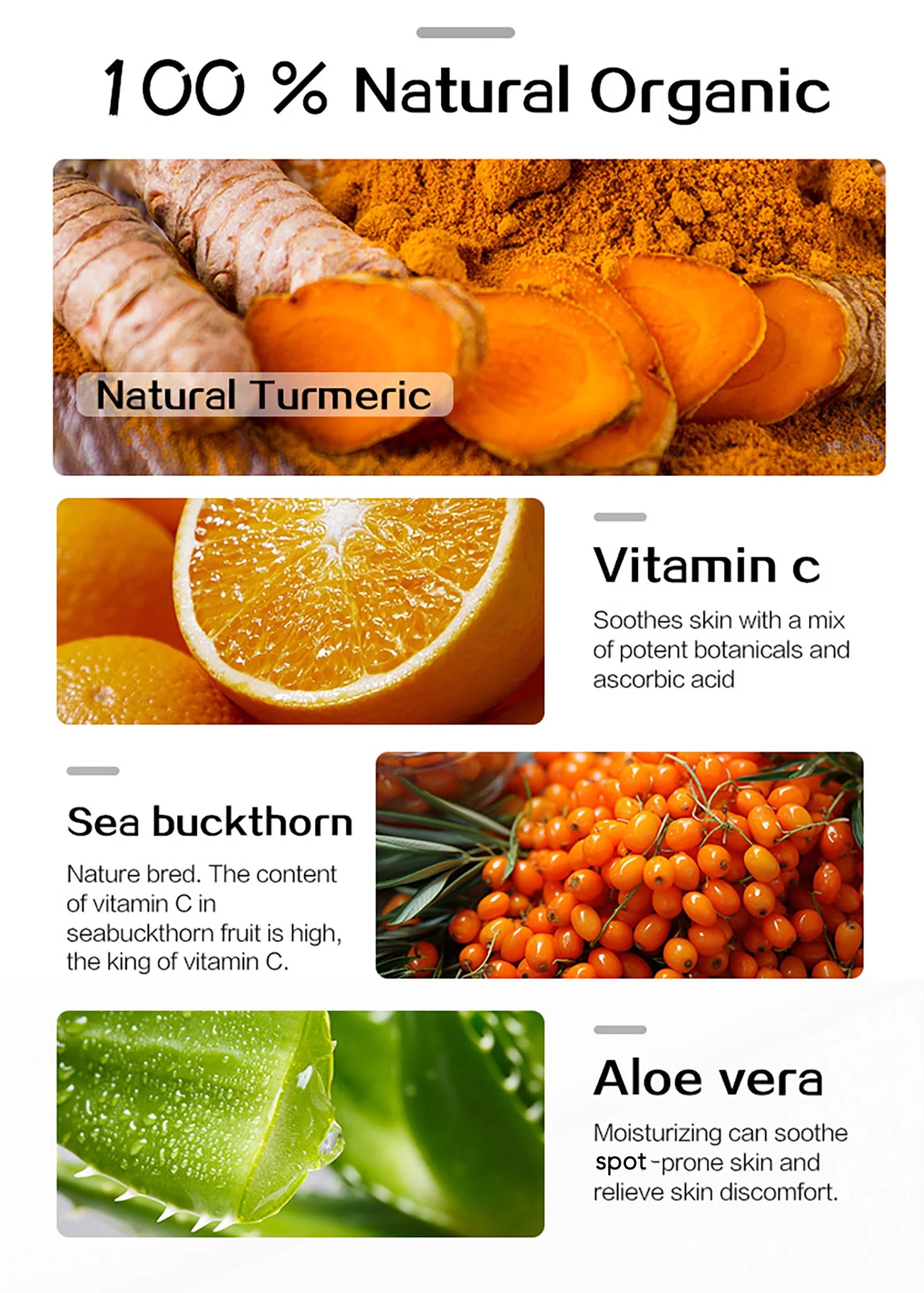 AILKE Natural Turmeric Skin Care Range, Lightening, Cleaning Skin, Moisturizes, Remove Acne and Pimples, Refining Pores