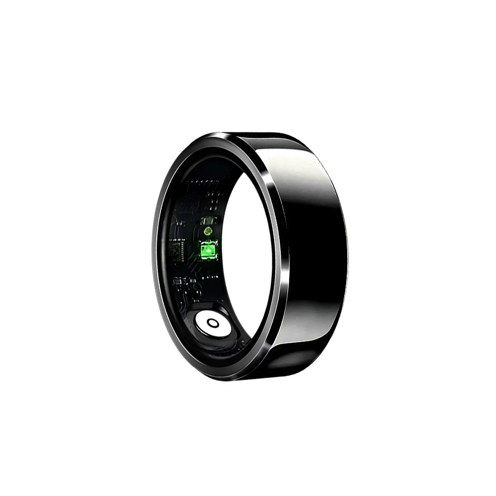 JUSTLANG Smart Ring Sports Ring Health Monitoring Bluetooth Heart Rate Blood Oxygen Sleep Pressure Motion Data Magnetic Charging