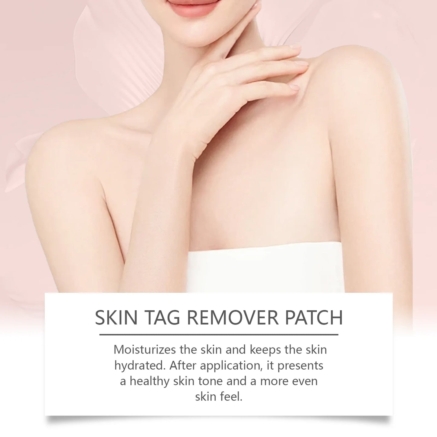 Skin care patch: A daily body care patch that gently cleanses the skin, clears acne, and is thin, invisible and transparent.