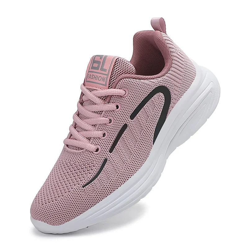 New Women Running Shoes Breathable Outdoor Sports Shoes Lightweight Sneakers Girls Comfortable Athletic Training Footwear 35-42