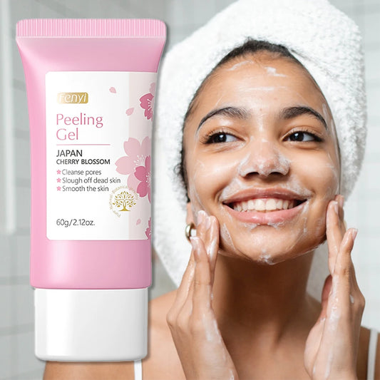 Face Deep Cleaning Exfoliating Gel Skin Care Whitening Moisturizer Repair Facial Scrub Skin Care 60g