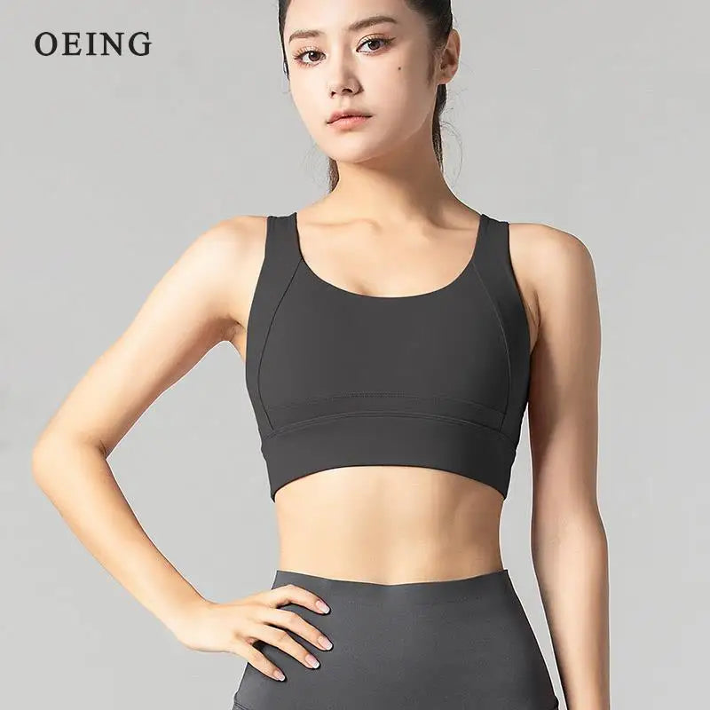 Women Sports Bra Push Up Underwear Fitness Yoga Tank Crop Top Bras Athletic Vest Female Gym Shirt Sport Running Sportswear