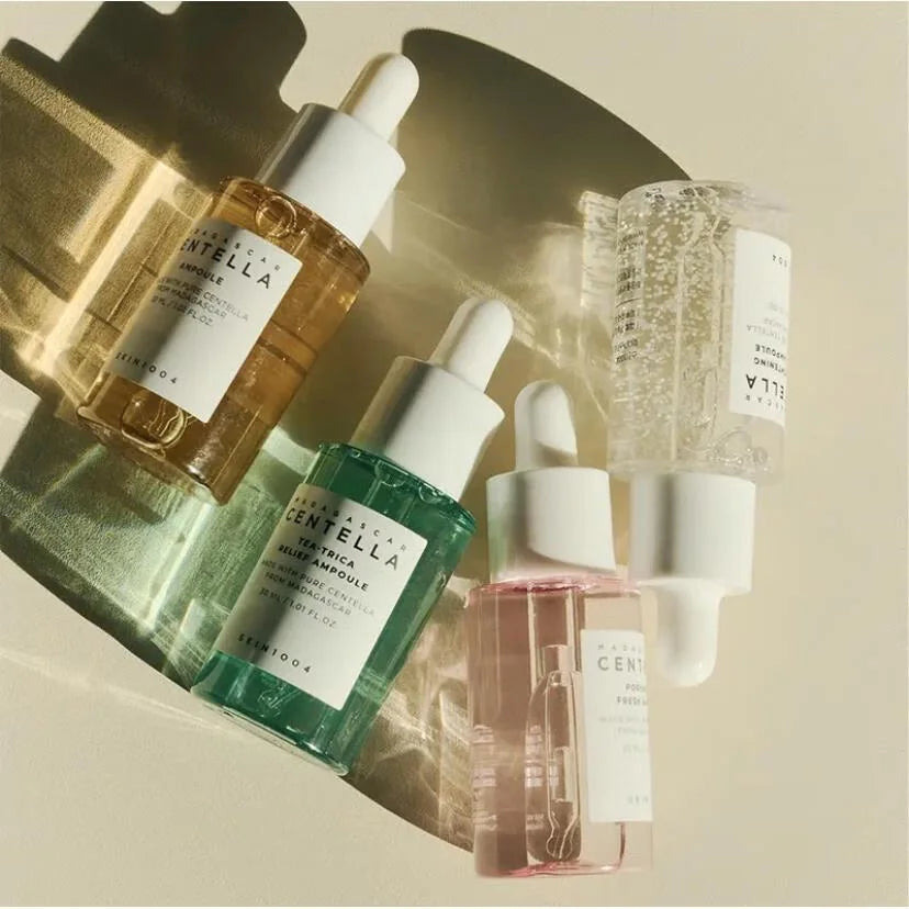 Korea Skin1004 Angel Skin Care Centella Asiatica Four-color Repair Essence Ampoule Facial Hydrating Moisturizing Skin Essence