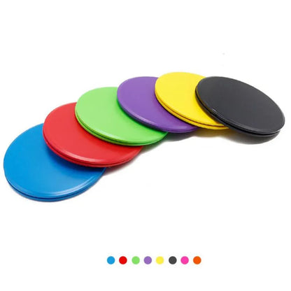 2PCS Gliding Discs Slider Fitness Disc Exercise Sliding Plate For Yoga Gym Abdominal Core Training Exercise Equipment