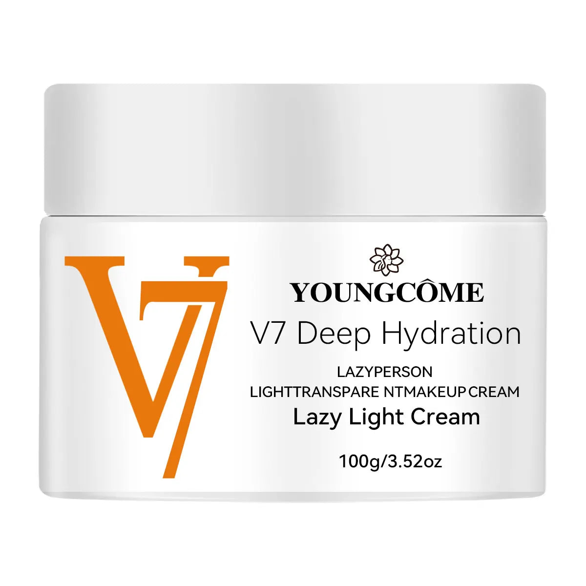 Face Cream V7 Deep Hydration Waterlight Instant Whitening Moisturizing Cream Vitamin H Nourish Brighten Skin Tone Fade Blemishes