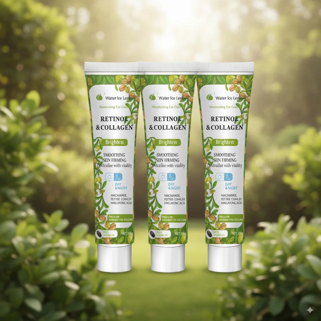Peptide Complex Eye Cream with Retinol & Collagen - Deep Hydration, Smoothing & Firming, Winter Recovery Care, All Skin Types