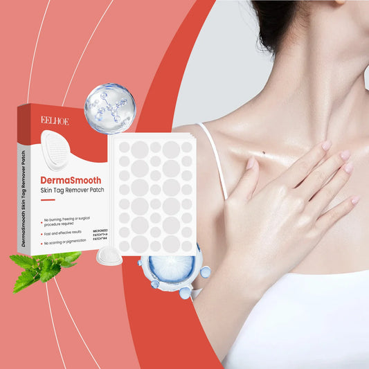 Skin care patch: A daily body care patch that gently cleanses the skin, clears acne, and is thin, invisible and transparent.