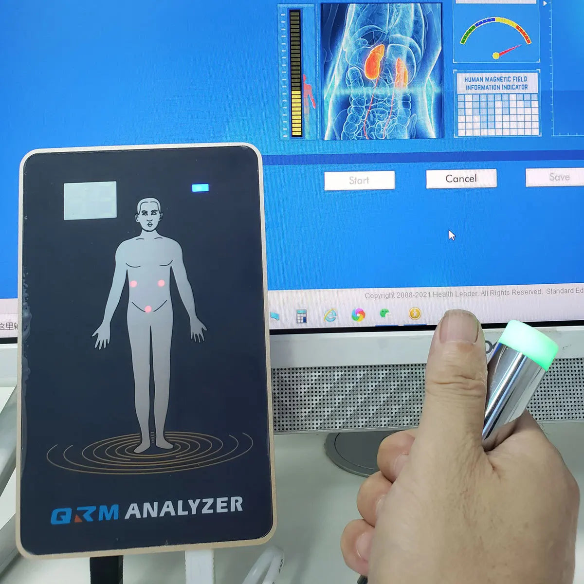 Health Body Quantum Analyzer Quantum Resonance Magnetic Health Analyzer Mini Portable Smart Multi-Function Body Composition Dete