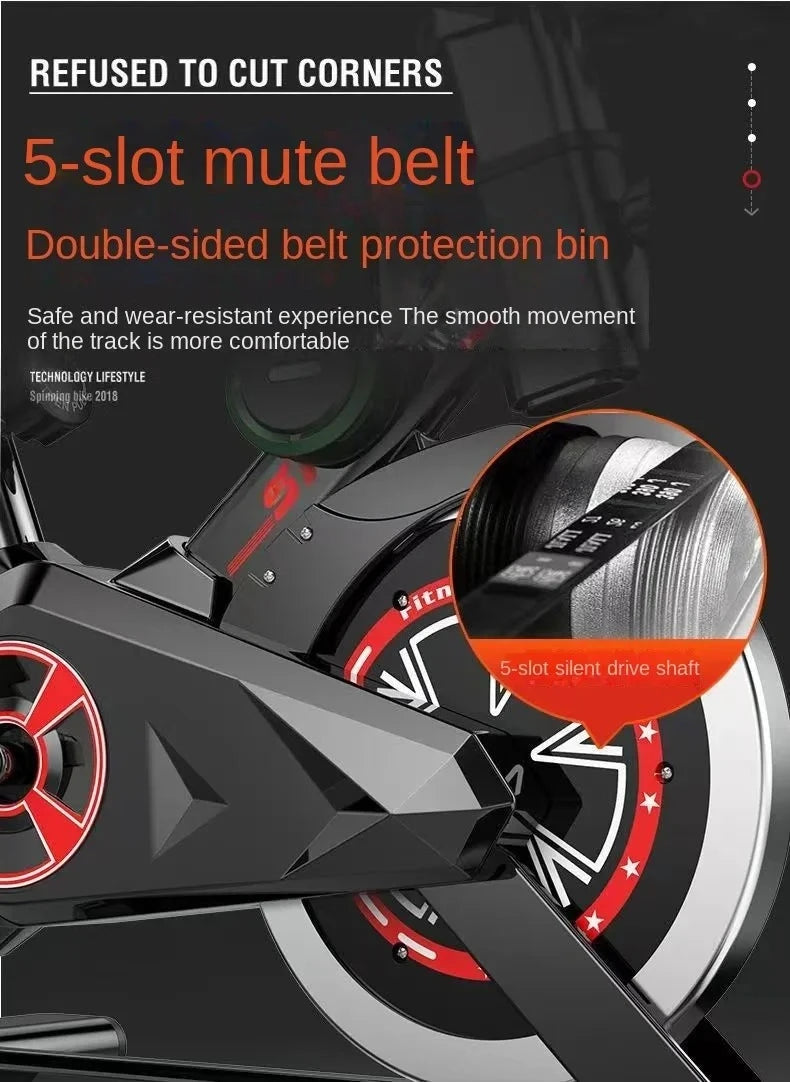Silent Smart Power Bike for Indoor Exercise - Weight Loss and Fitness Solution for Home Use, Perfect for a Healthy Lifestyle