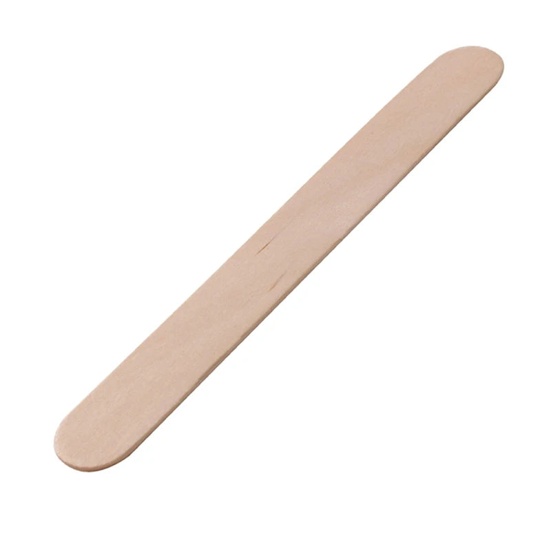 100PCS Woman Wooden Hair Removal Stick Disposable Depilation Spatula Wax Sticks Wood Face Eyebrows Waxing Spatula Beauty Tool