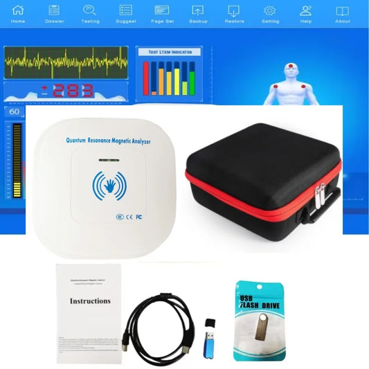 biorressonancia quântica aparelho quantum resonance magnetic analyzer 54 Check Reports set Portable TestHealthy Body Machine
