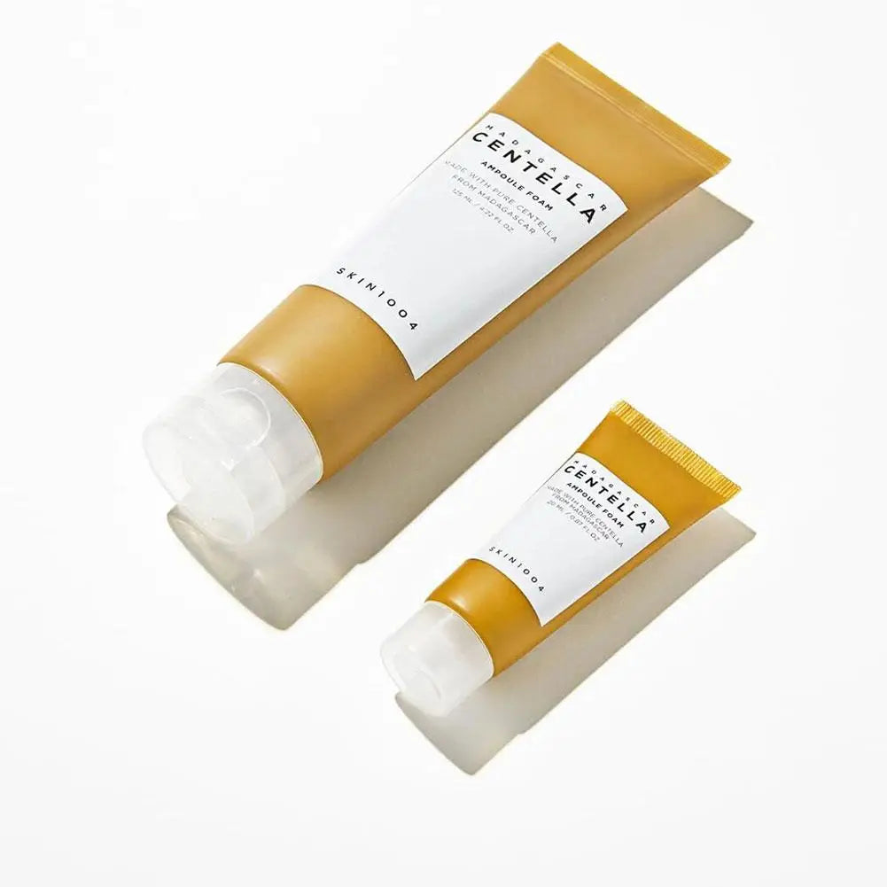Centella Asiatica Daily Face Day and Night Skin Care Set Cleanser Toner Essence Sunscreen Travel Portable Skin Care Set