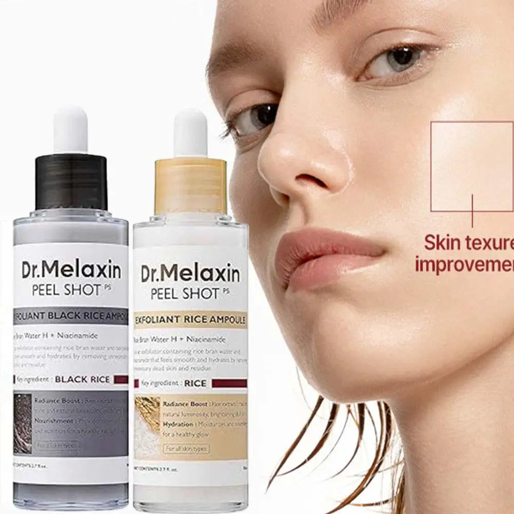 Exfoliating Toner, Natural Rice Extract, Gentle Hydration, Black Rice Ampoule 80ml Deep Skincare Solution