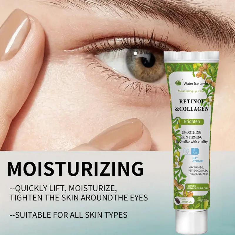 Peptide Complex Eye Cream with Retinol & Collagen - Deep Hydration, Smoothing & Firming, Winter Recovery Care, All Skin Types