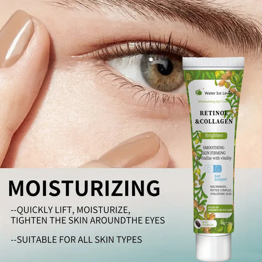 Peptide Complex Eye Cream with Retinol & Collagen - Deep Hydration, Smoothing & Firming, Winter Recovery Care, All Skin Types