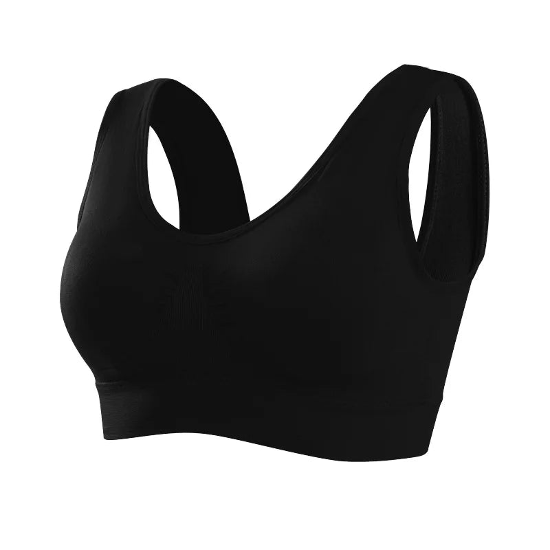 Women Bra Yoga Underwear Padded Gym Crop Tops Bralette Female Sport Seamless Fitness Running Vest Active Wear