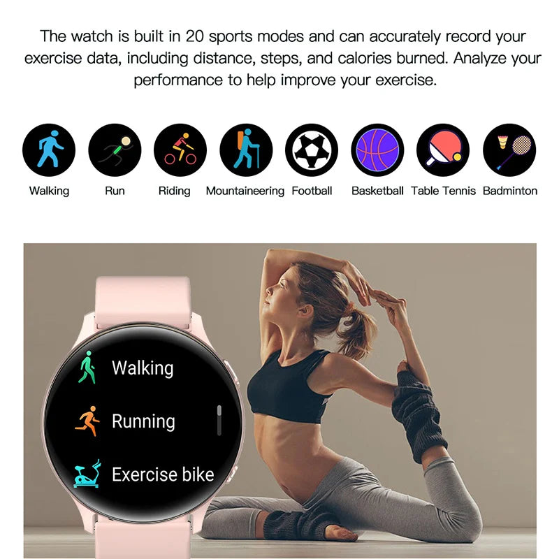 For Xiaomi Huawei 1.32 inches Bluetooth Call Smartwatch Women Men AMOLED 360*360 HD Pixel Display Smartwatches Ladies 2023 New