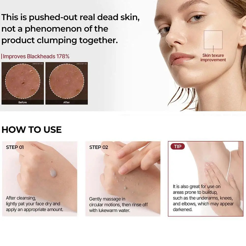Exfoliating Toner, Natural Rice Extract, Gentle Hydration, Black Rice Ampoule 80ml Deep Skincare Solution