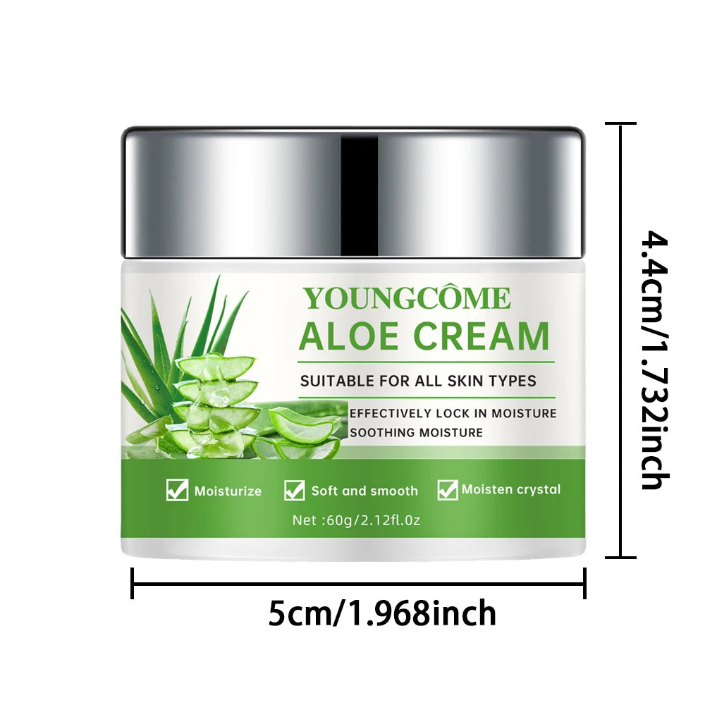 Aloe Vera Deep moisturizing cream, effectively locks in moisture and sooth skin, suitable for all skinall skin types, men and wo