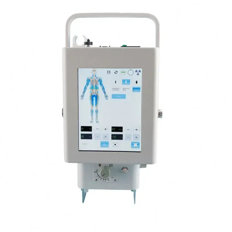 10KW Portable X-Ray Machine Humans Vets High Frequency Digital Medical Equipment Electric Power Source Metal Screen CB Plastic